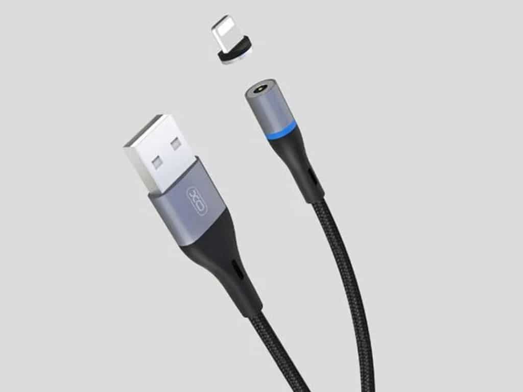 کابل شارژ سریع یواس‌بی به لایتنینگ مگنتی ایکس‌او به طول یک متر XO Magnetic USB cable lightning NB125 — تصویر ۱۰