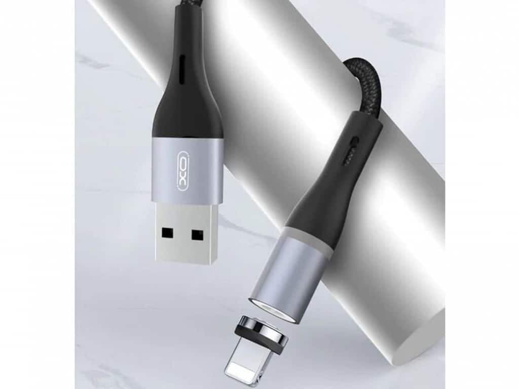 کابل شارژ سریع یواس‌بی به لایتنینگ مگنتی ایکس‌او به طول یک متر XO Magnetic USB cable lightning NB125 — تصویر ۱۱