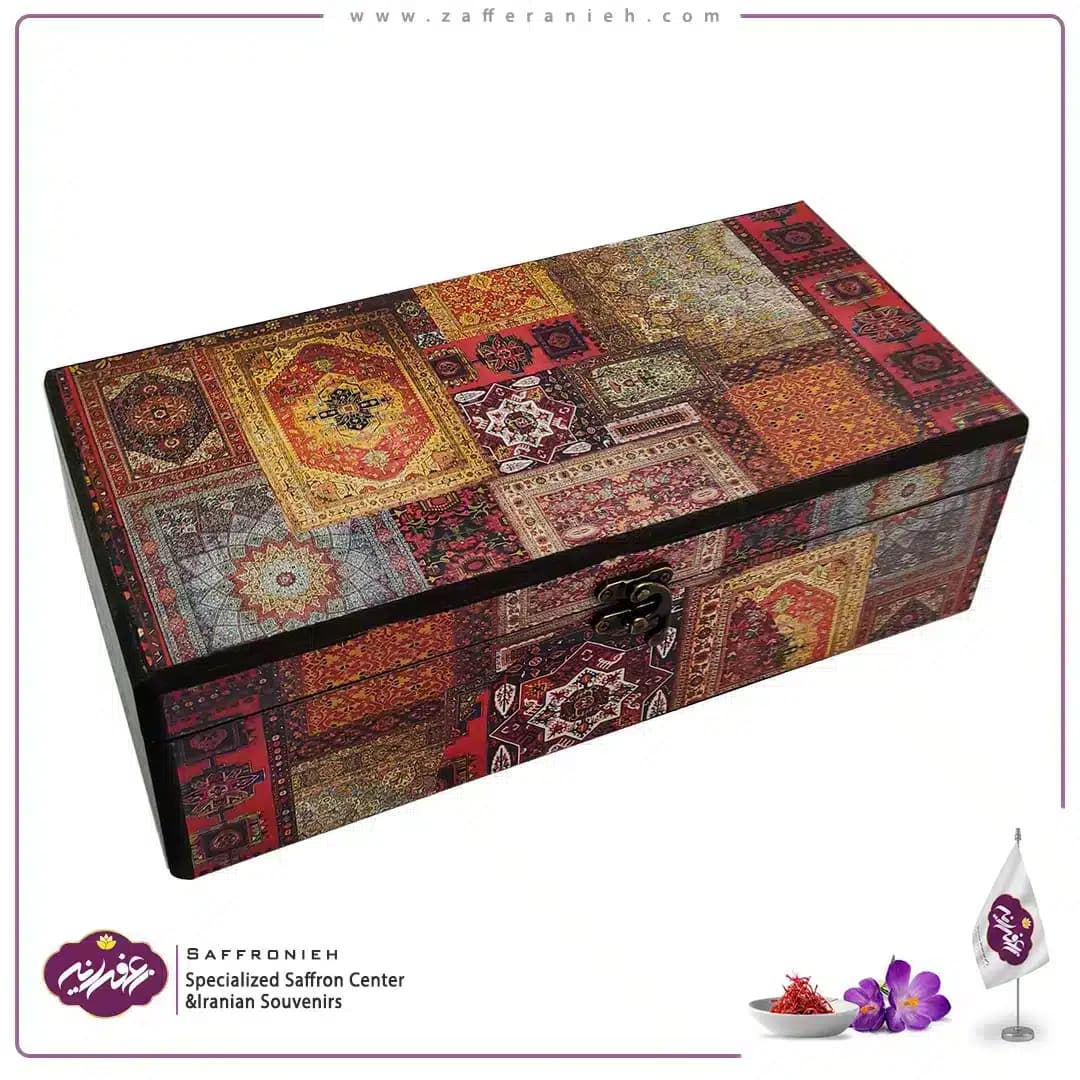 جعبه دمنوش طرح سنتی مدل صبا کد ZS15-106 — تصویر ۸