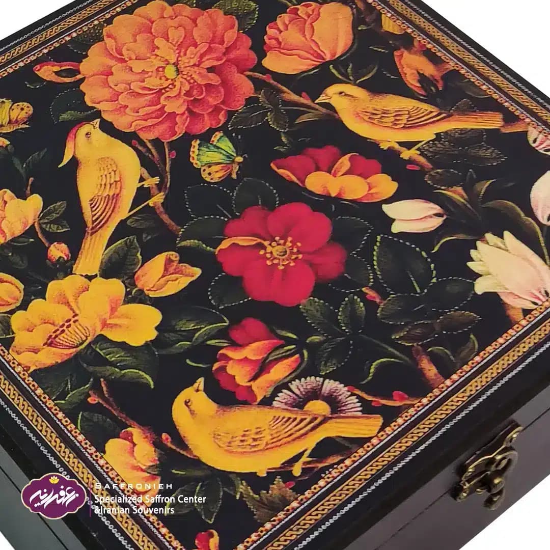 جعبه طرح سنتی دمنوش مدل گلشن کد ZS24-111 — تصویر ۵