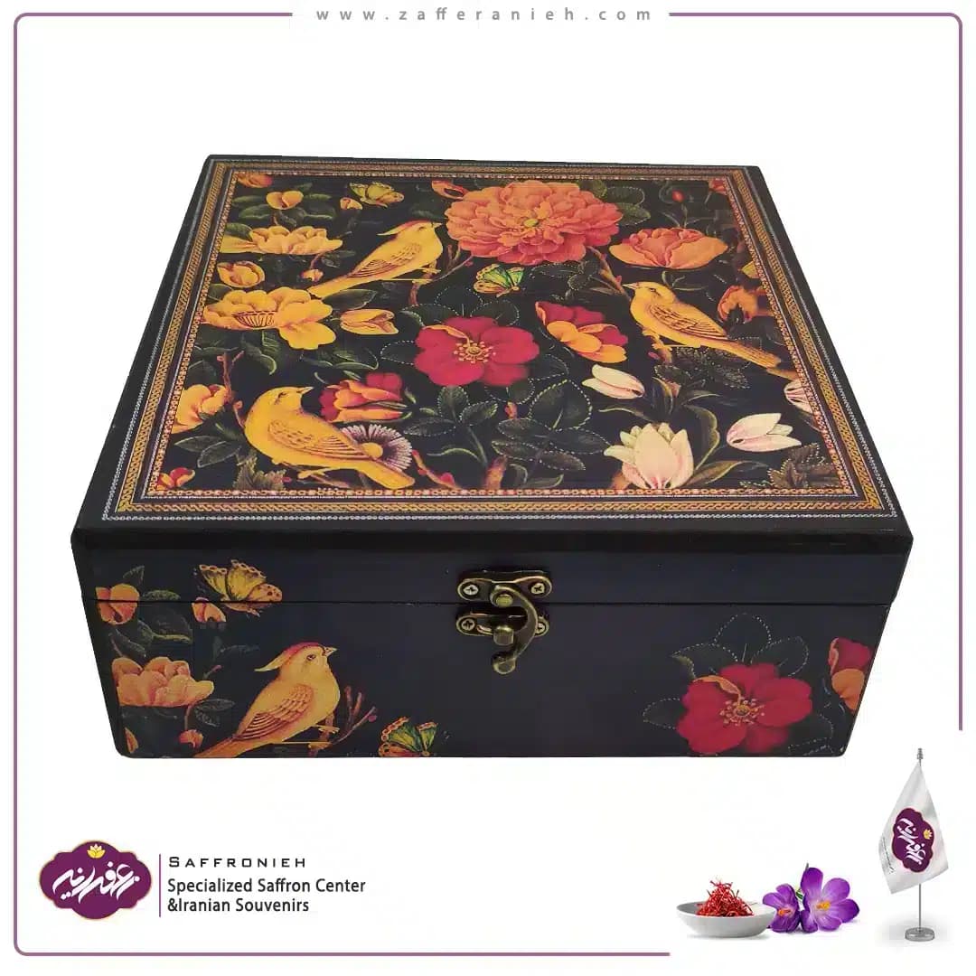 جعبه طرح سنتی دمنوش مدل گلشن کد ZS24-111
