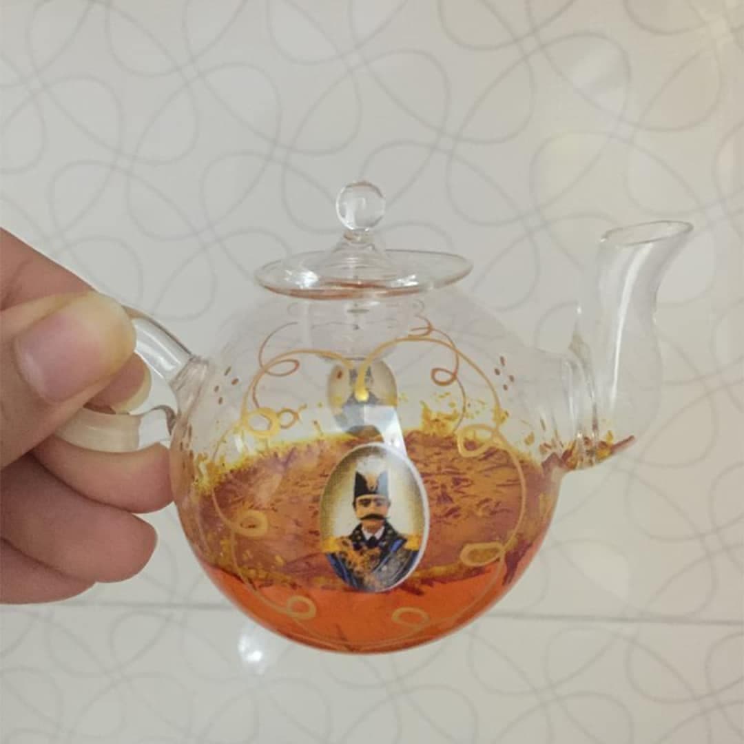 قوری شاه عباسی دم کردن زعفران — تصویر ۷