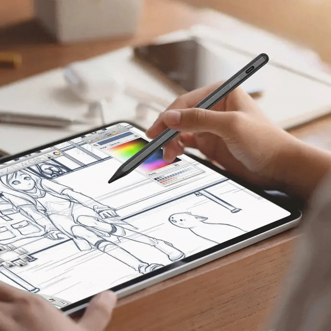 قلم لمسی مخصوص موبایل و تبلت پرودو PDUSPTSBK — تصویر ۹