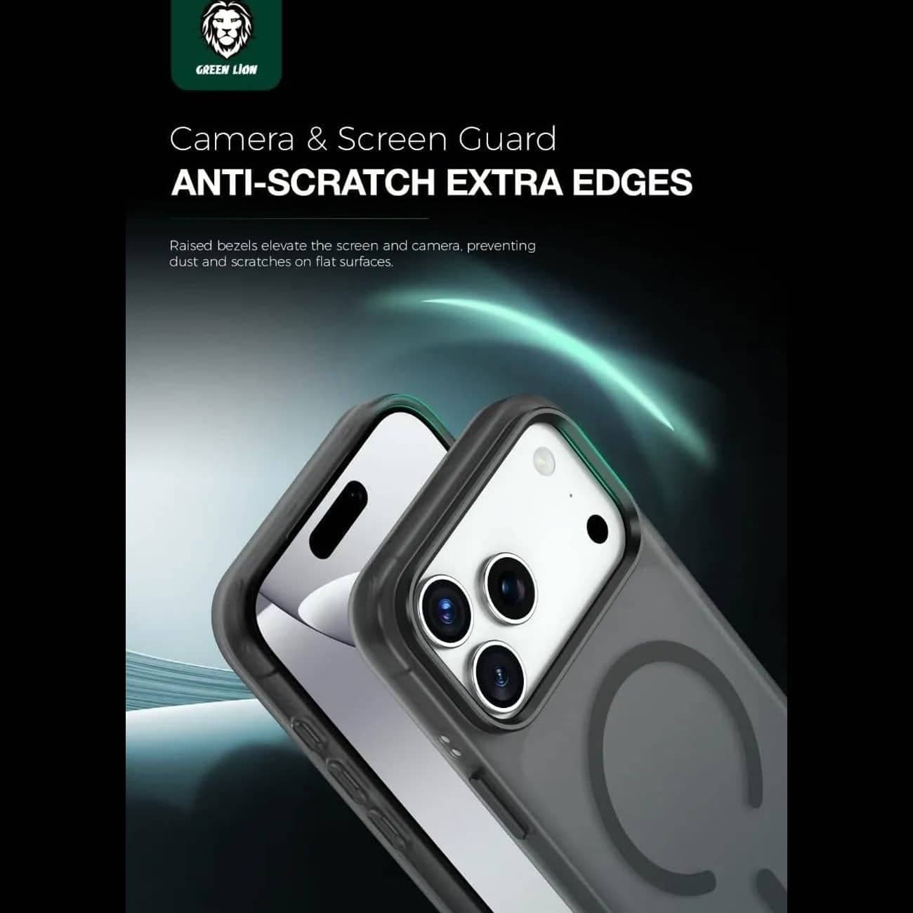 قاب آیفون 17 پرو مکس گرین لاین Green Lion مدل Matte Magsafe مگنتی — تصویر ۱۱