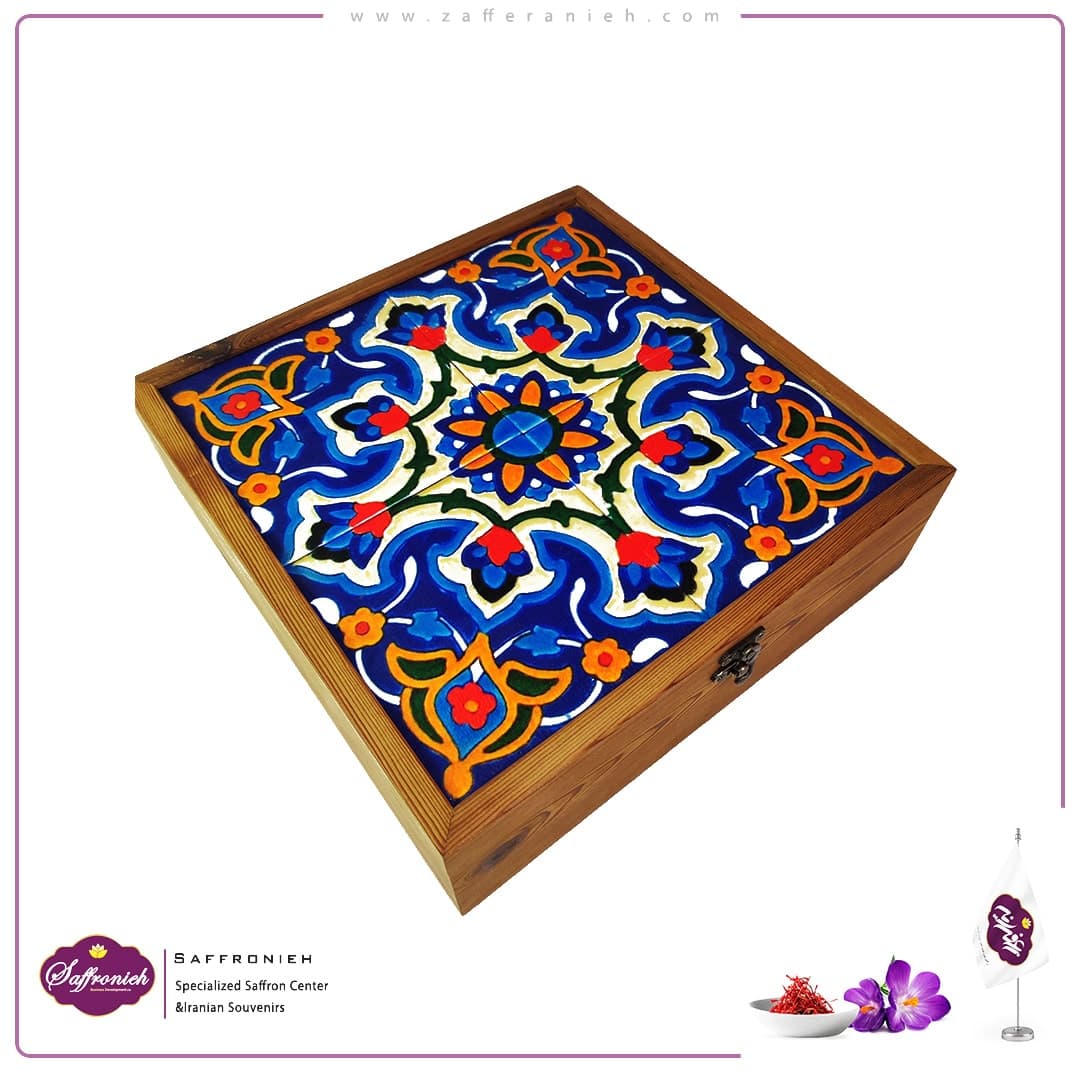 جعبه چوبی آجیل و خشکبار یلدا — تصویر ۹