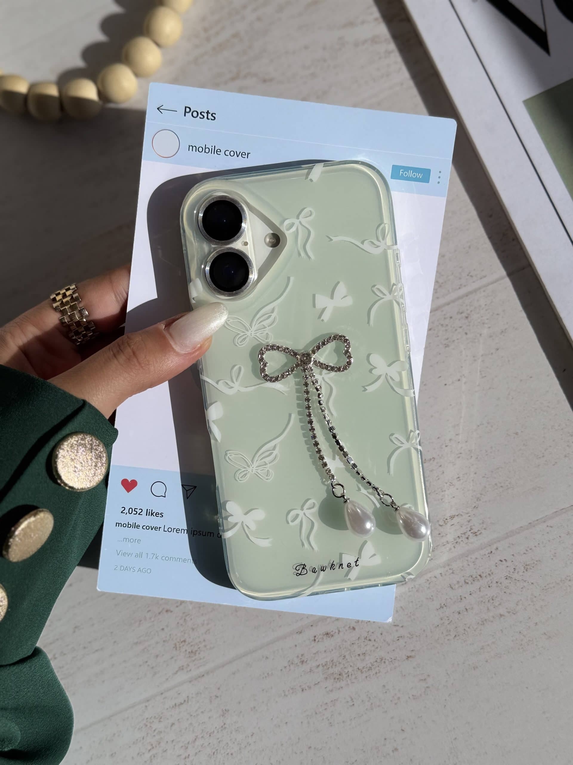 قاب Green bow (کدC2125) — تصویر ۹