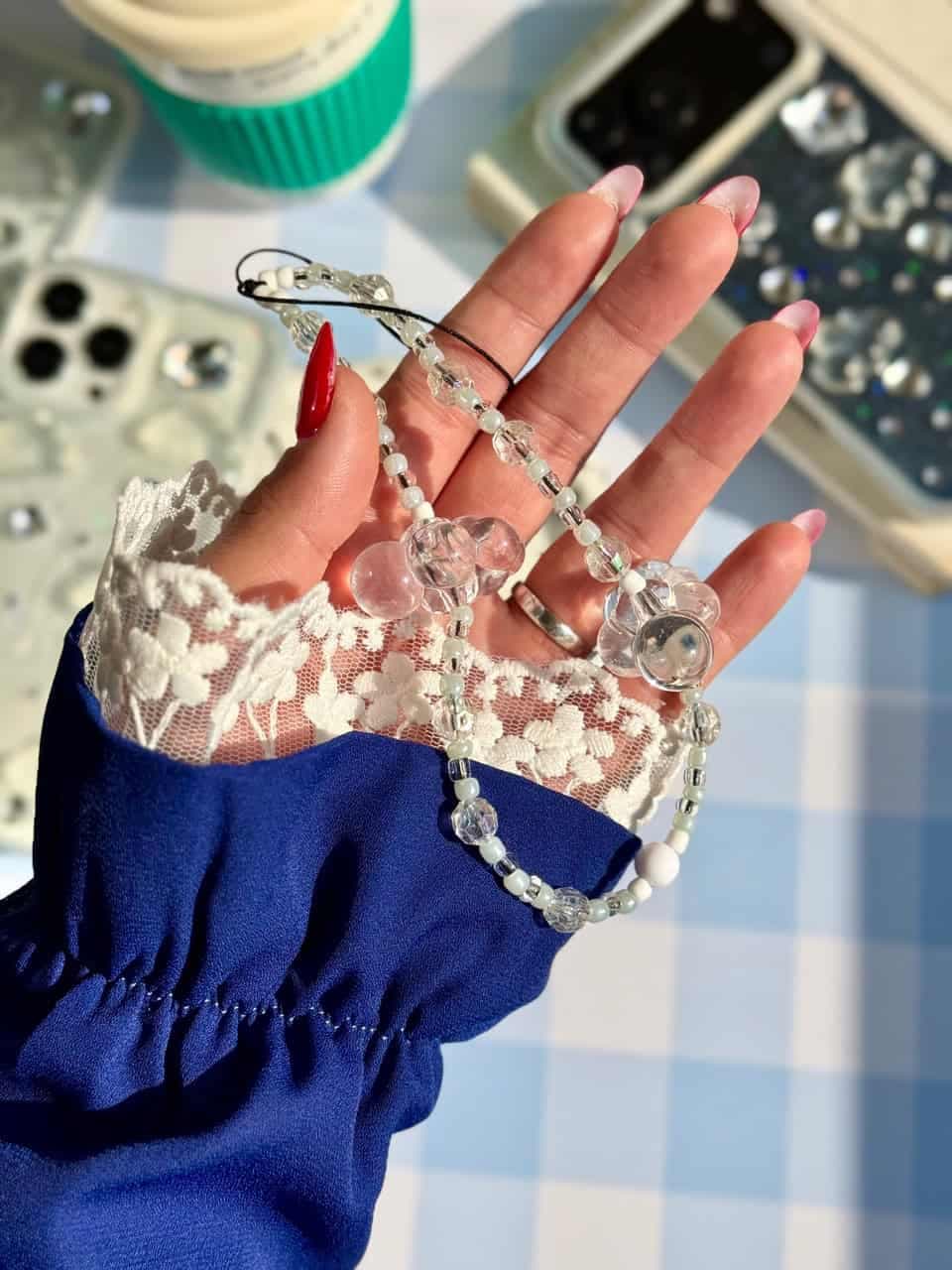 قاب ابر شاینی با آویز ابری (کدC2190) — تصویر ۸