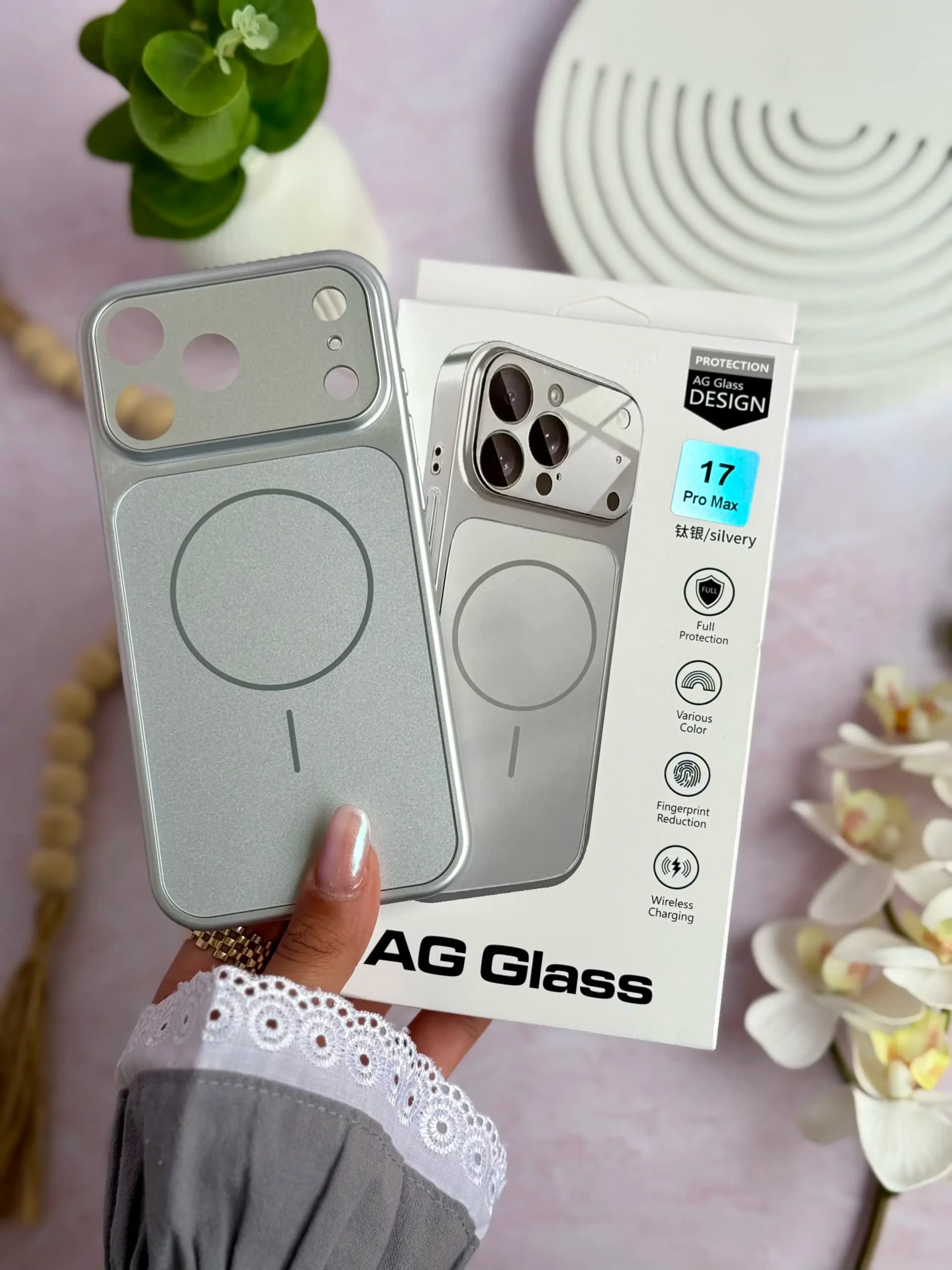 قاب AG GLASS ^ مشکی ^ (کدC2152) — تصویر ۵