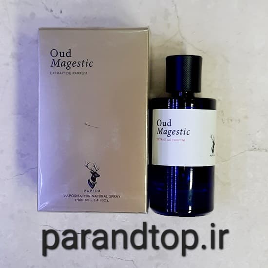ادکلن پاپیلو کالادیوم عود مجستیک PAPILO OUD MAJESTIC (حجم 100میل)اورجینال