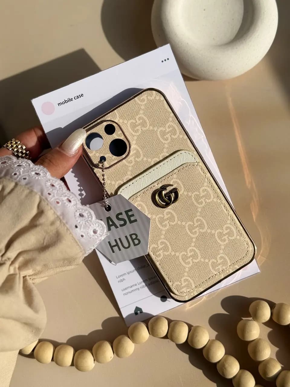 قاب Gucci GG جاکارتی (کدC2127) — تصویر ۹