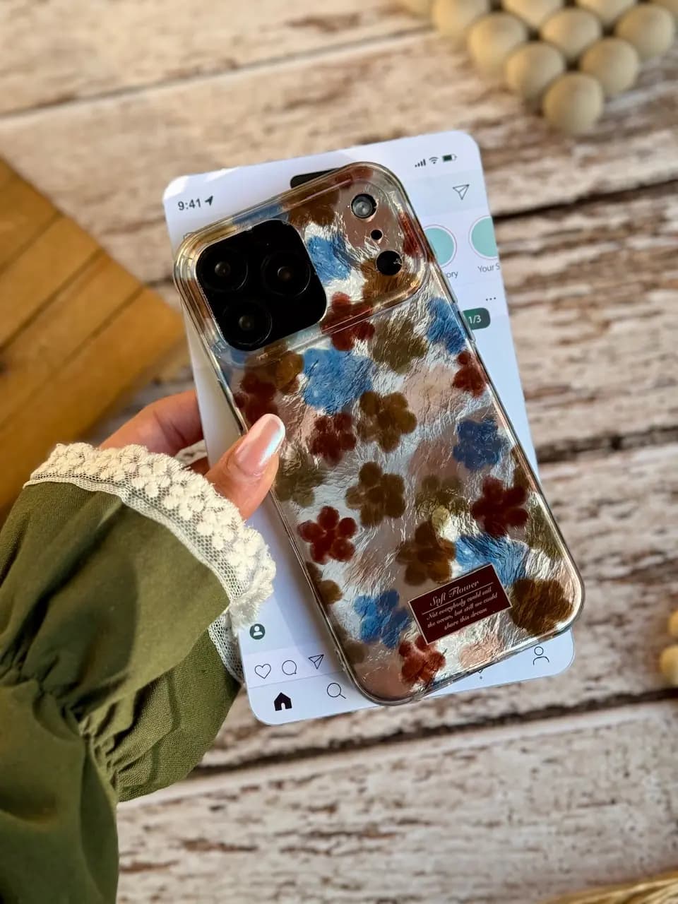 قاب Soft Flower (کدC2160) — تصویر ۳