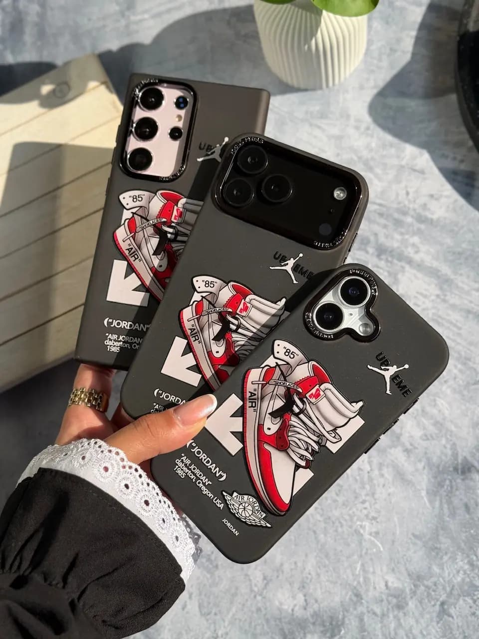 قاب Jordan 1 RED آیفون / سامسونگ / شیائومی (کدC2149) — تصویر ۶
