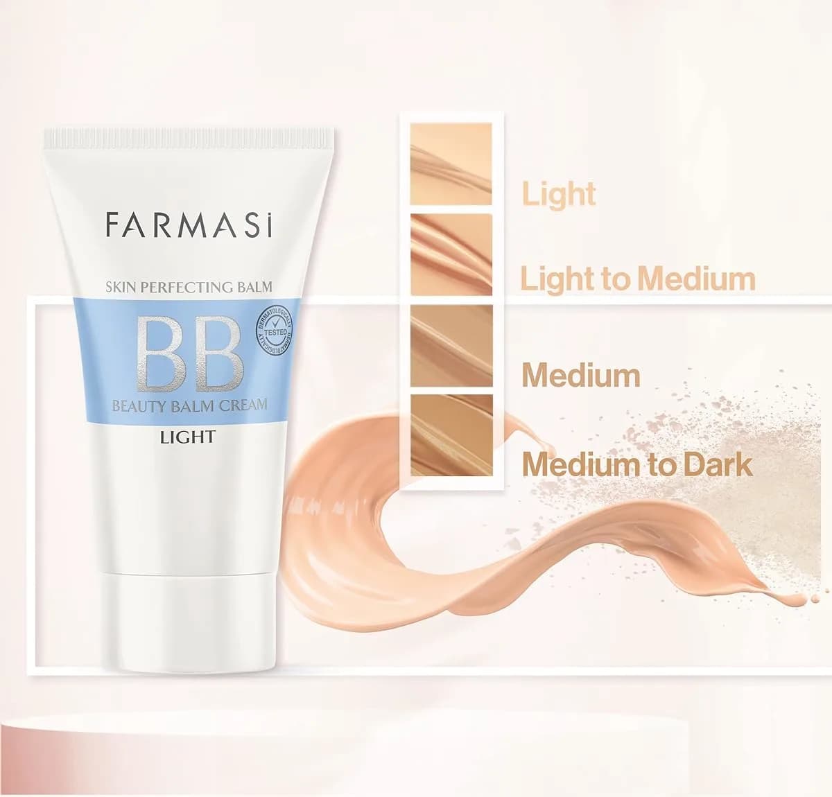 بی بی کرم فارماسی شماره 01 رنگ Light حجم 50 میل — تصویر ۱۲