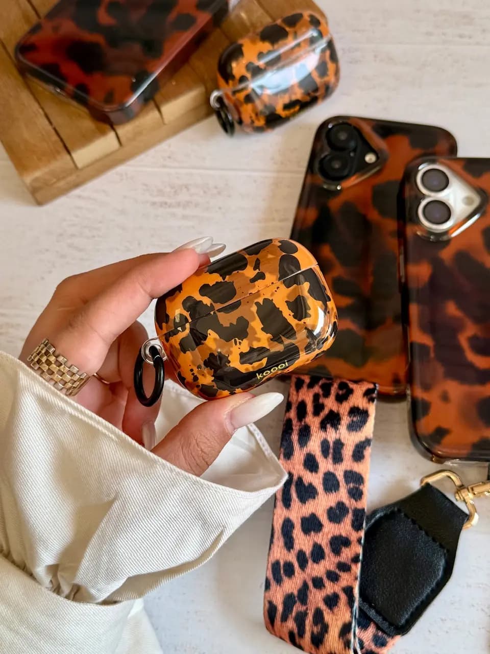 ایرپاد ست قاب Leopard Flame (کدa0286) — تصویر ۸