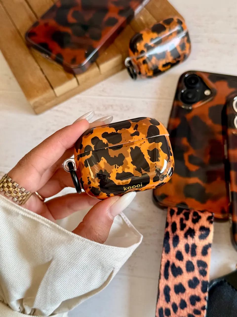 ایرپاد ست قاب Leopard Flame (کدa0286) — تصویر ۹