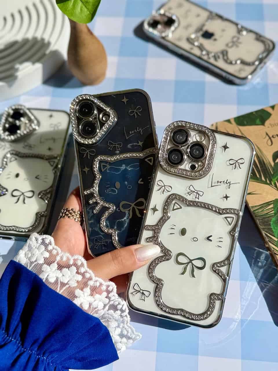 قاب Hello Kitty نگینی (کدC2122) — تصویر ۱۰