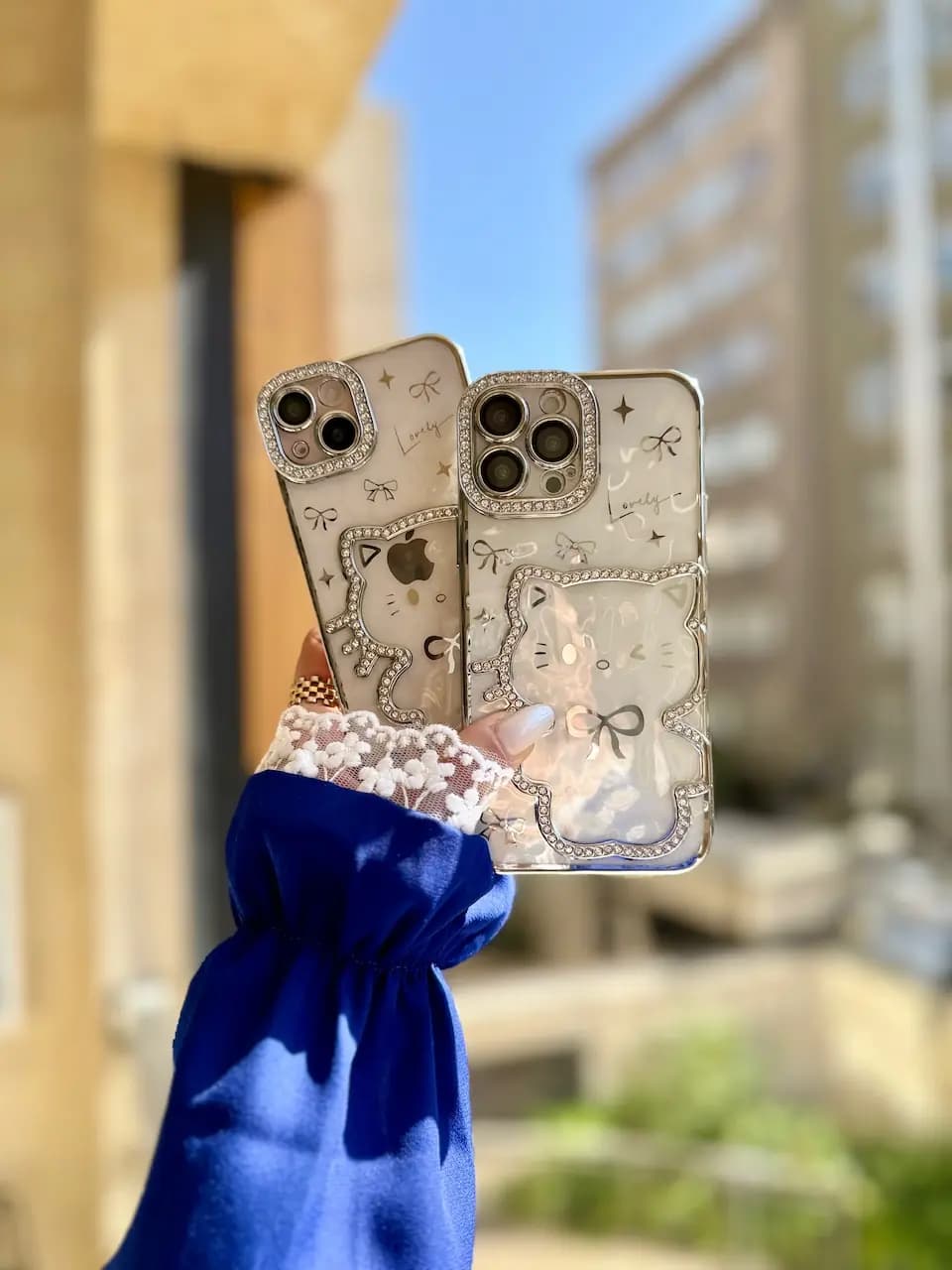 قاب Hello Kitty نگینی (کدC2122) — تصویر ۶