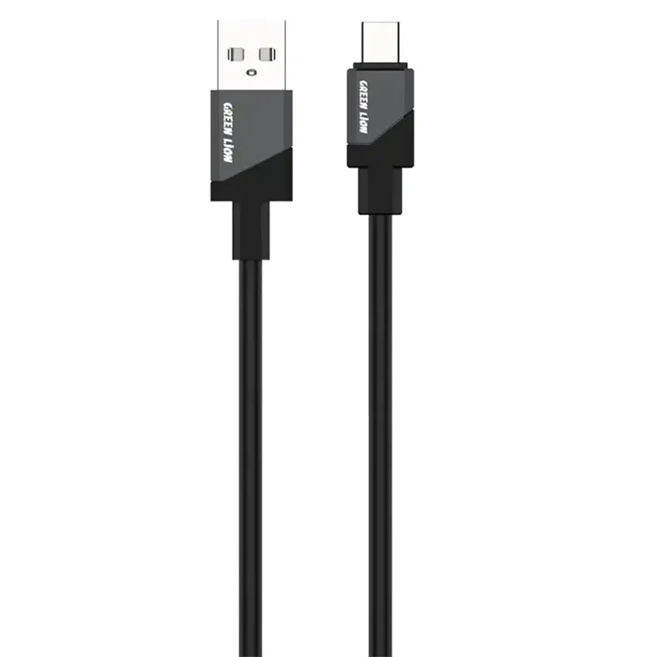 کابل تایپ سی گرین لاین Green Lion مدل GNSIUAUC1BK توان 15 وات 1 متر