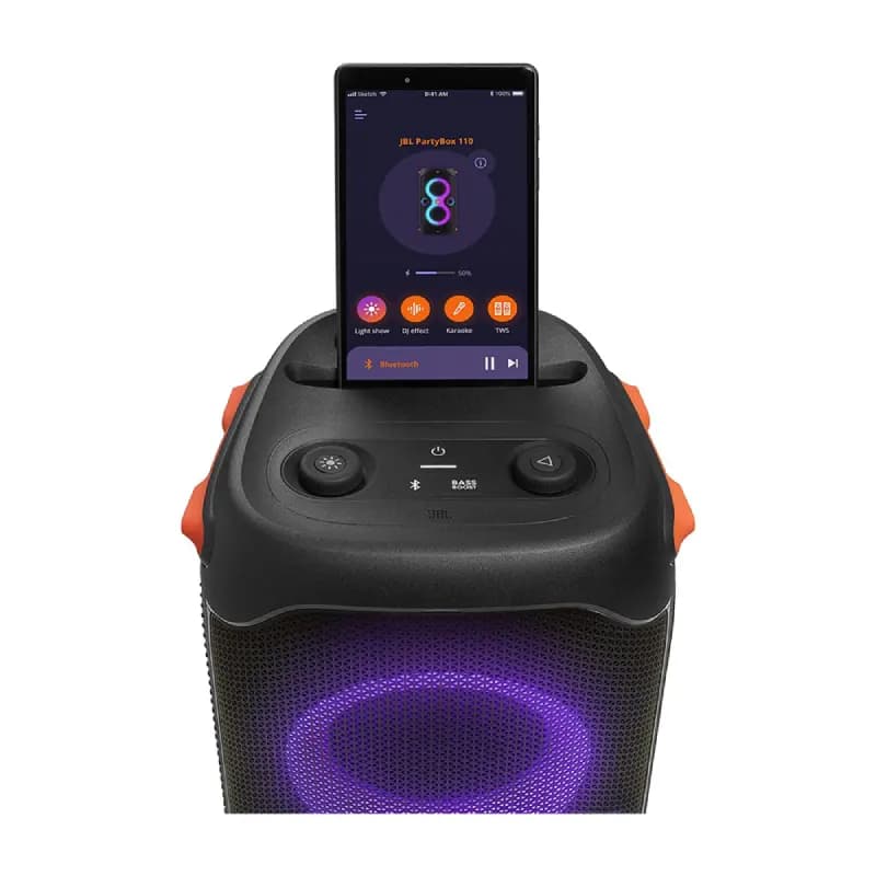 اسپیکر بلوتوثی قابل حمل جی بی ال مدل Party Box 110 — تصویر ۱۱