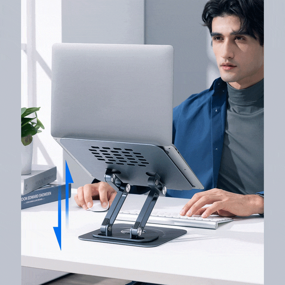 پایه لپ تاپ فلزی تاشو بیسوسBS-HP017 — تصویر ۶