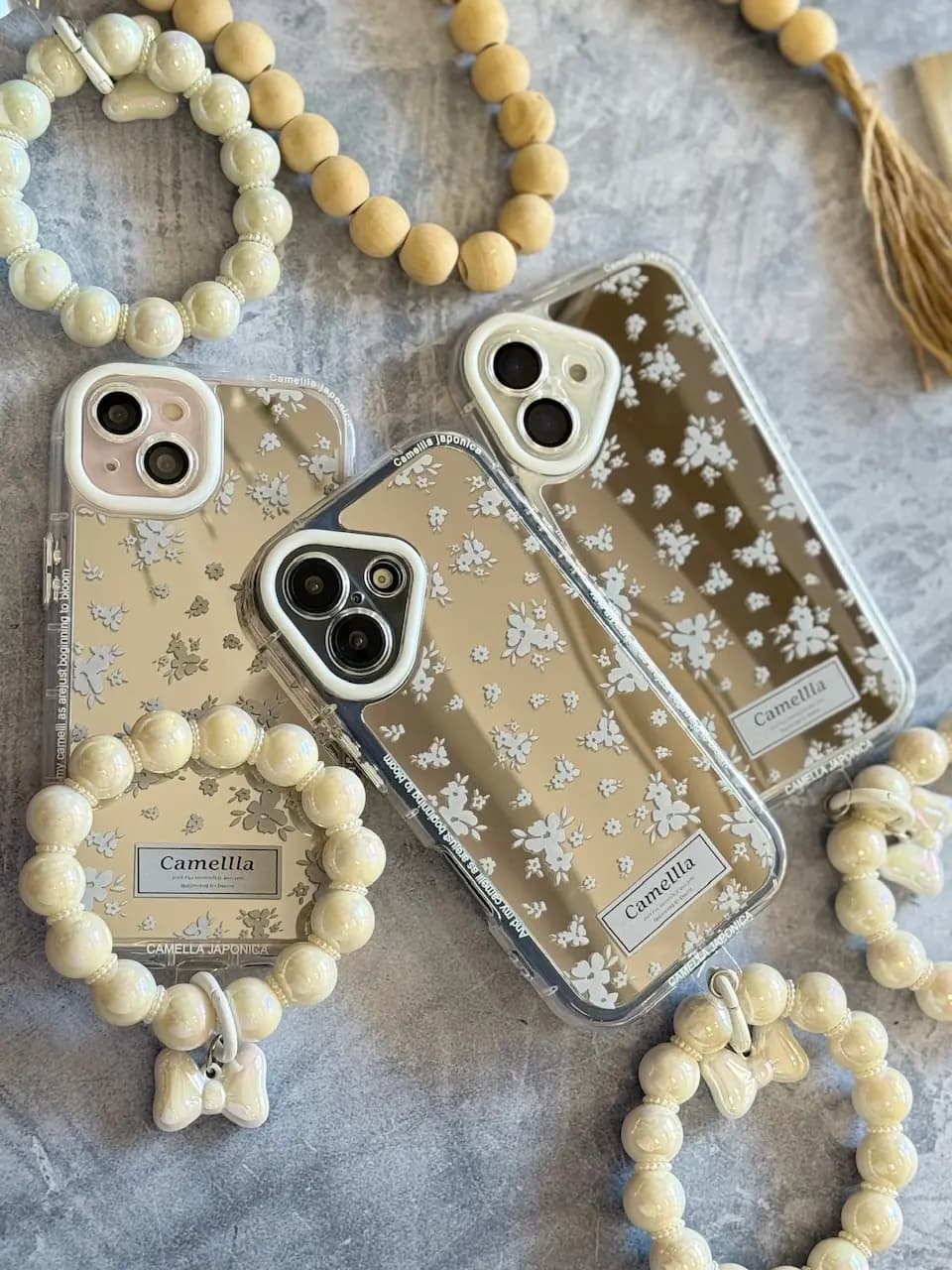 قاب گل کاملیا با آویز (کدC2102) — تصویر ۶
