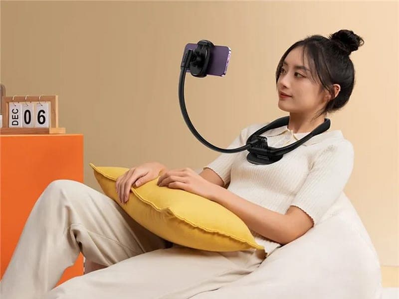 هولدر موبایل گردنی بیسوس Baseus ComfortJoy Series Neck Phone Holder BS-HP007 — تصویر ۱۱