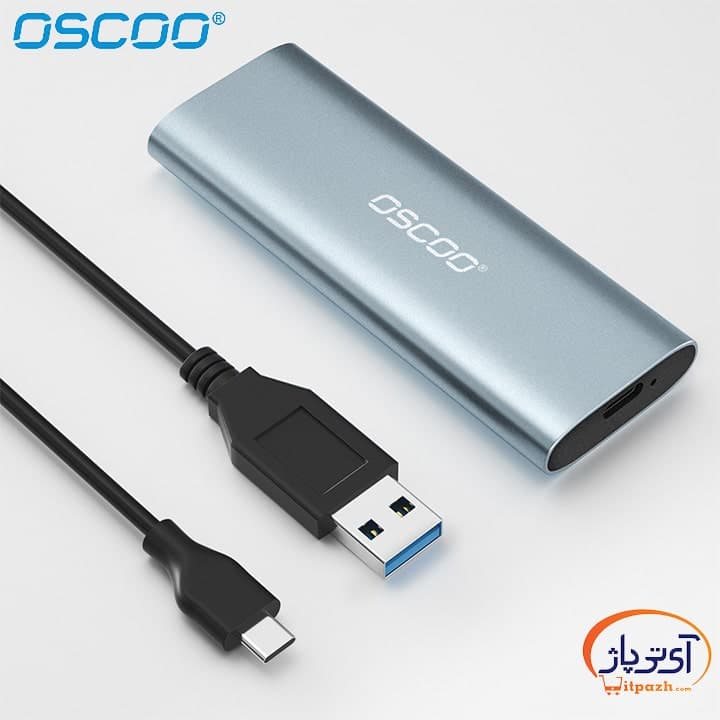 قاب مبدل اوسکو M.2 NVMe به اکسترنال OSCOO OSND1 — تصویر ۱۲