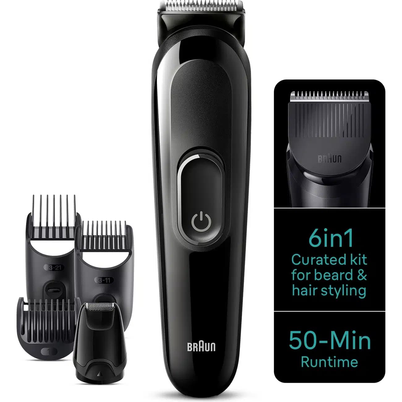 ماشین اصلاح شارژی براون Braun مدل MGK3410 شش کاره — تصویر ۵