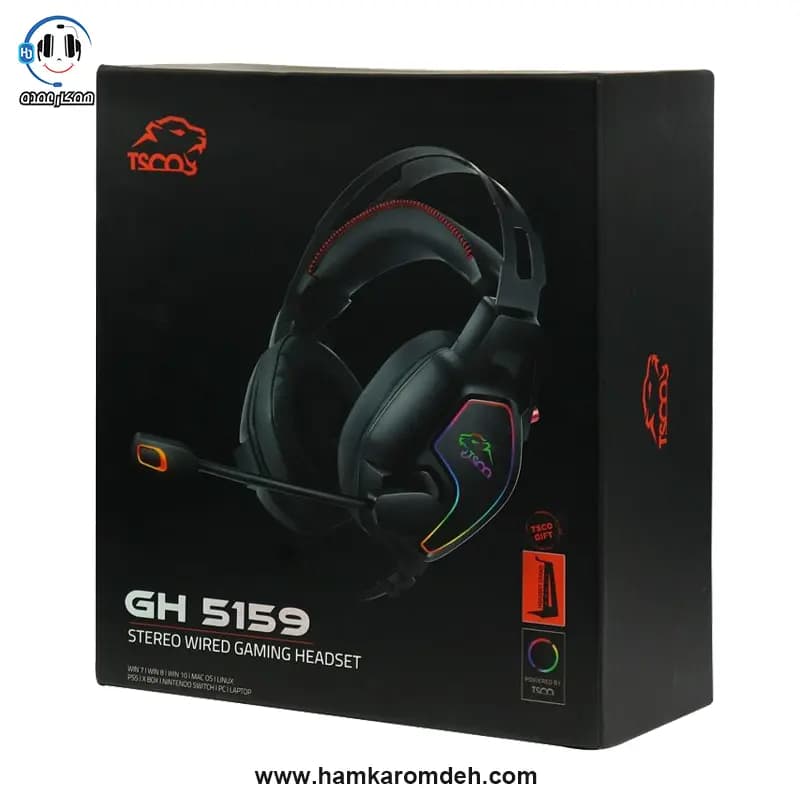 هدست گیمینگ 5159 GH تسکو (Tsco) — تصویر ۴