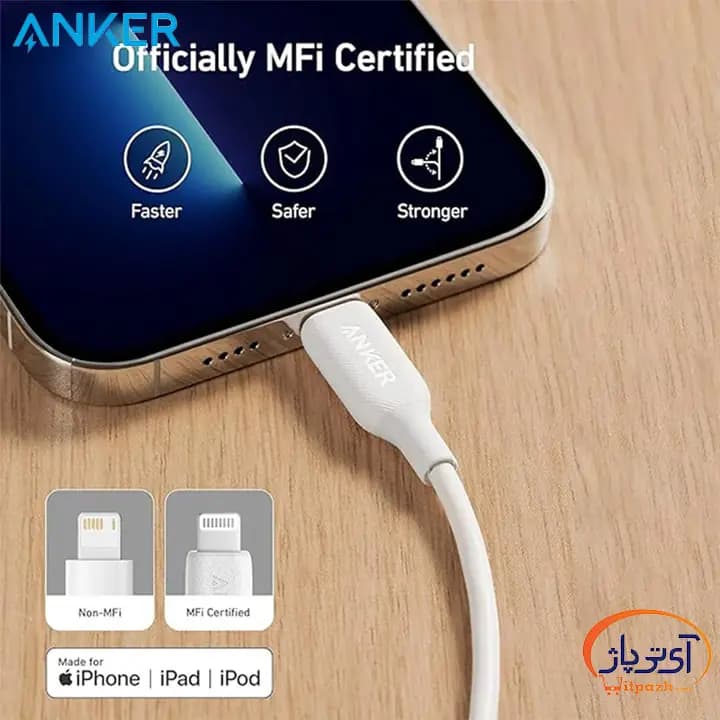 کابل لایتنینگ انکر مدل A8813H11 PowerLine 180cm — تصویر ۶