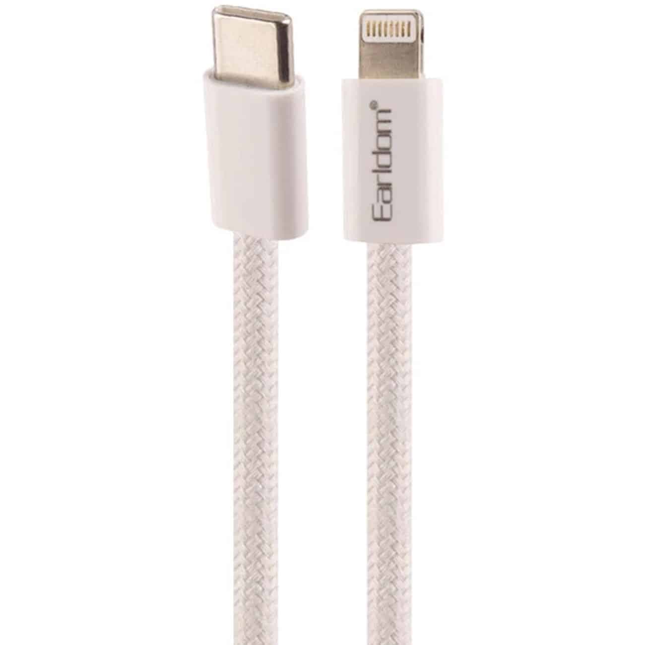 کابل تایپ سی به لایتنینگ ارلدام Earldom مدل EC-196C-L طول 1 متر