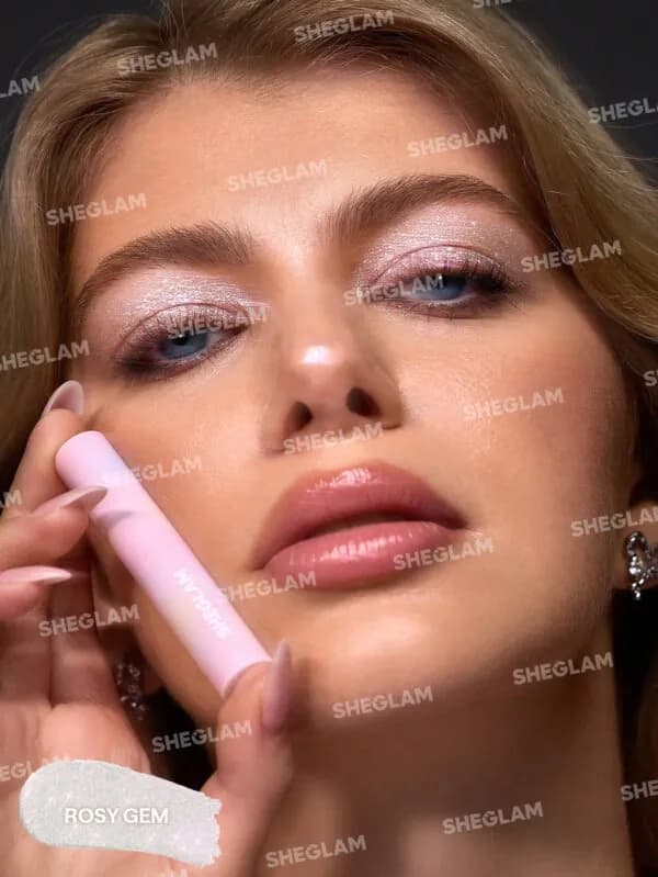 سایه استیکی ژله ای رنگ Rosy Gem شیگلم — تصویر ۳