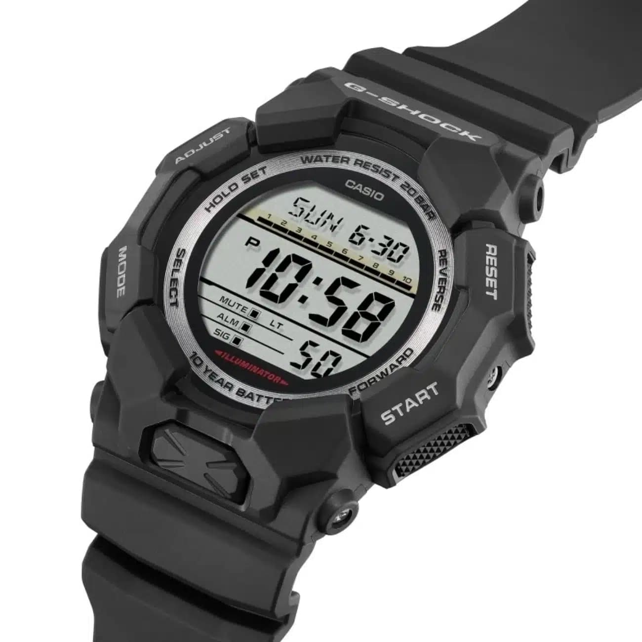 ساعت مچی مردانه کاسیو G-SHOCK GD-010-1DR با باتری 10 ساله — تصویر ۳