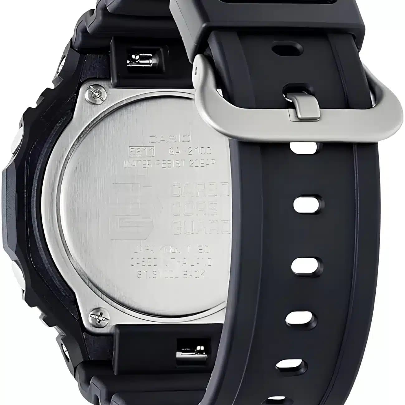 ساعت مچی مردانه کاسیو Casio مدل GA-2100-1A1DR صفحه مشکی — تصویر ۹