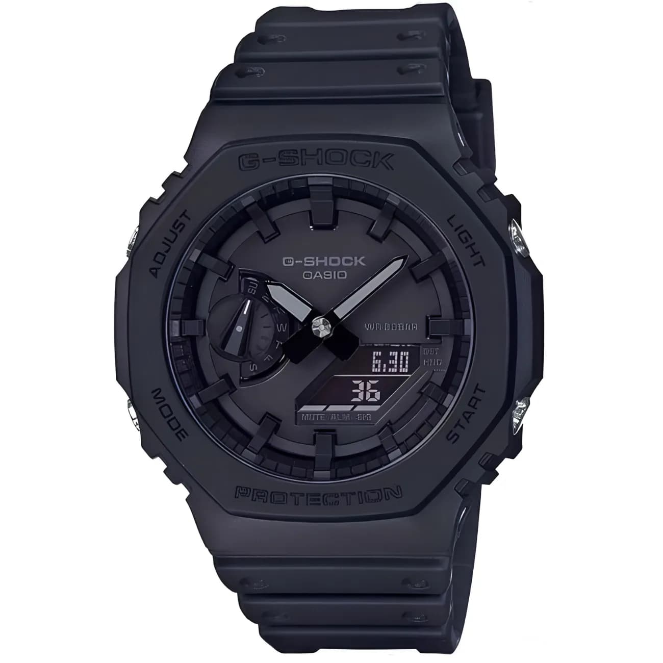ساعت مچی مردانه کاسیو Casio مدل GA-2100-1A1DR صفحه مشکی