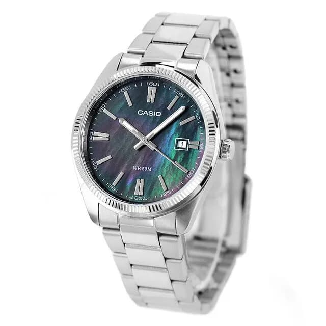 ساعت مچی مردانه کاسیو Casio مدل MTP-1302DS-1A با صفحه صدفی — تصویر ۷