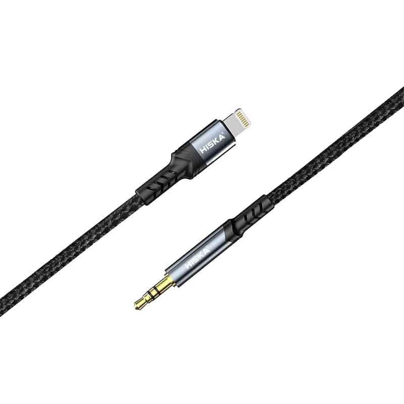 کابل تبدیل لایتنینگ به aux مدل w-26 هیسکا (HISKA)