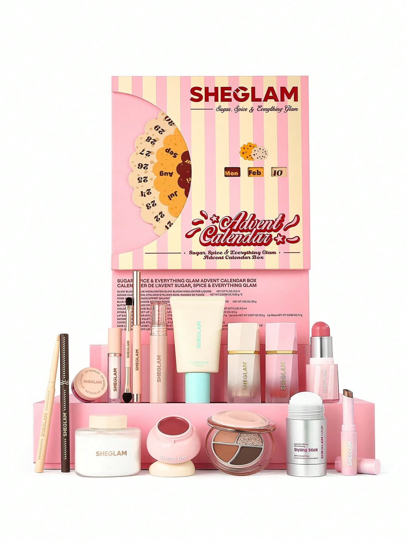 ست تقویمی سورپرایزی شیگلم Advent Calendar SHEGLAM