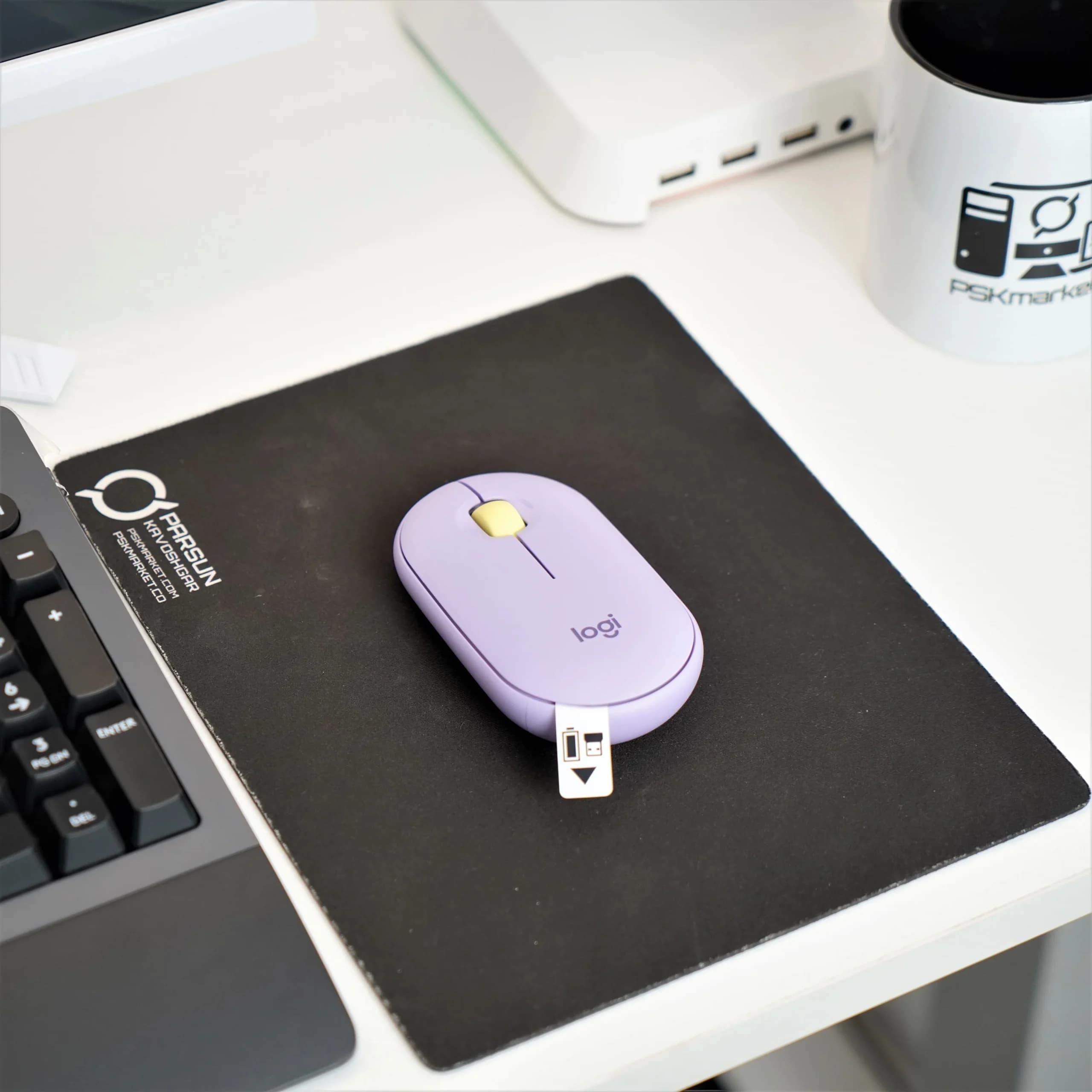 ماوس لاجیتک مدل Logitech M350 Pebble — تصویر ۱۰