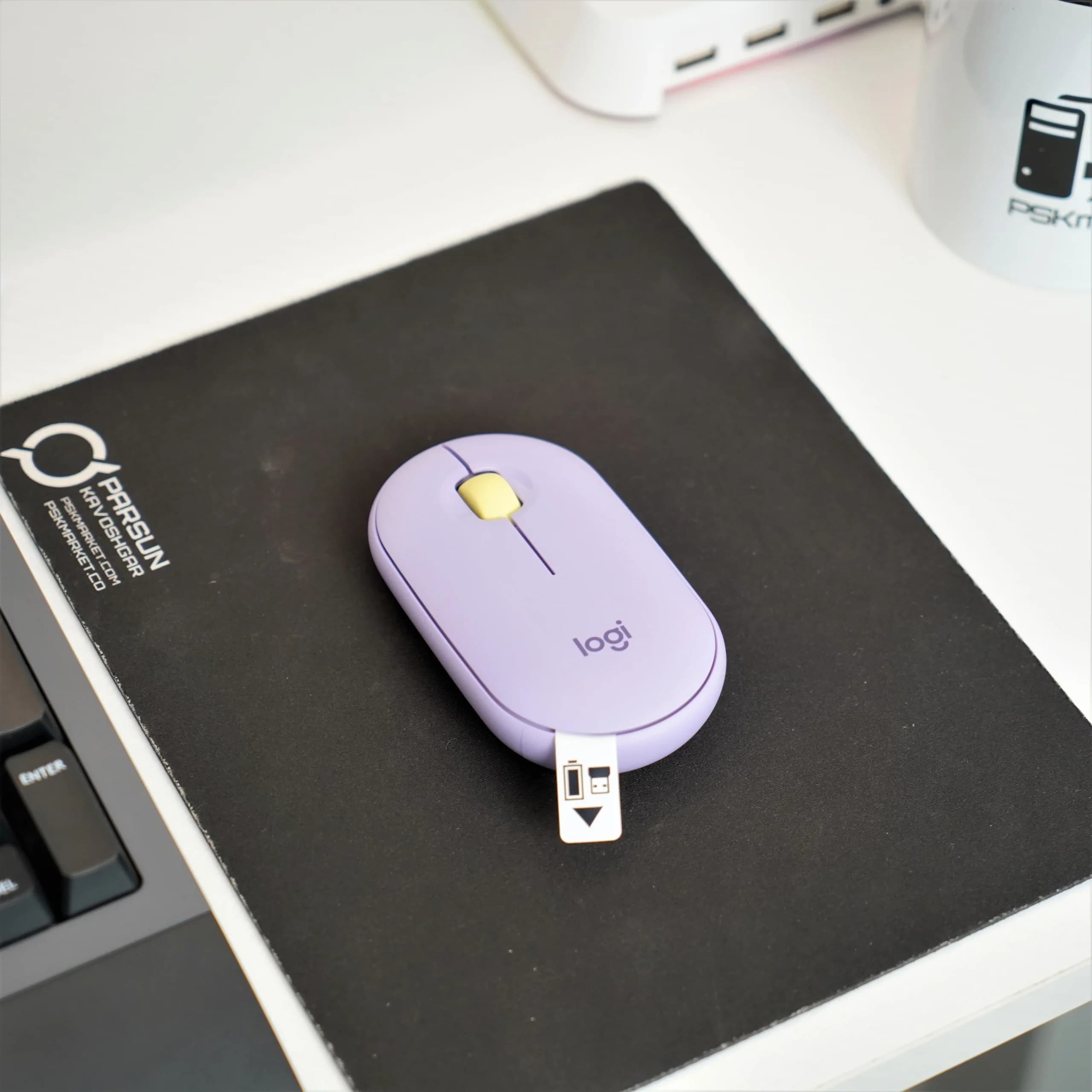 ماوس لاجیتک مدل Logitech M350 Pebble — تصویر ۱۱