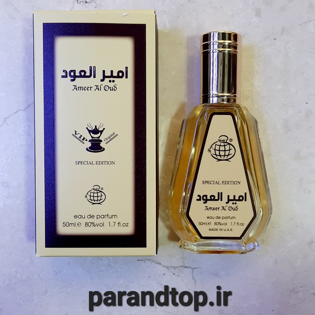 ادکلن فراگرانس وورد امیر العود FRAGRANCE WORLD AMEER AL OUD (حجم 50میل)
