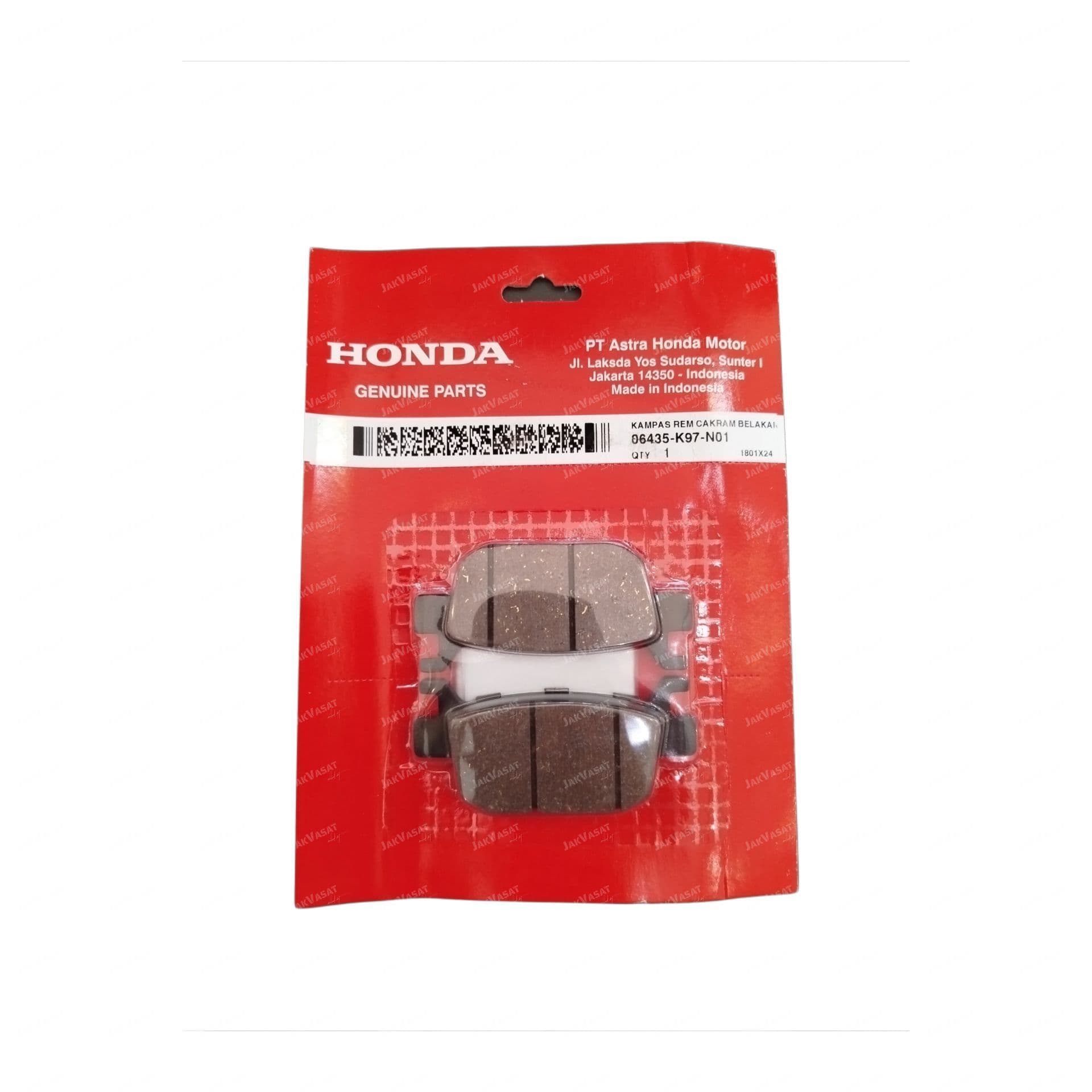 لنت ترمز دیسکی عقب ADV150 با کد فنی (06435-K97-N01) (اندونزی) (هوندا)