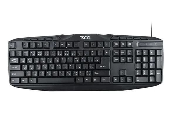 کیبورد باسیم تسکو Tsco TK-8020 با حروف فارسی