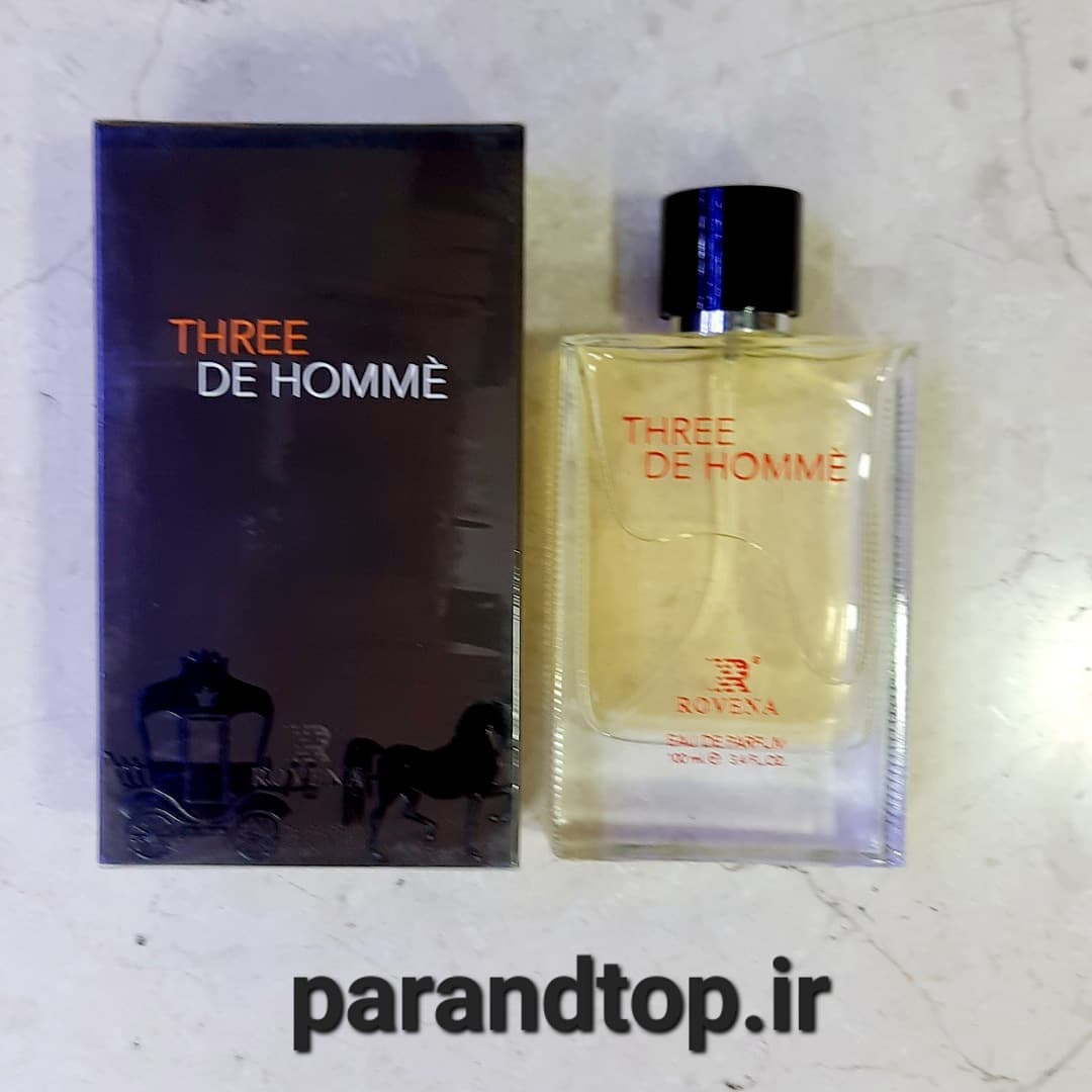 ادکلن روونا تری دهوم ROVENA THREE DE HOMME (حجم 100میل) اصل امارات