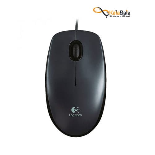 ست صفحه کلید و ماوس باسیم لاجیتک مدل Logitech MK120 USB Wired- با حروف حک شده فارسی — تصویر ۴