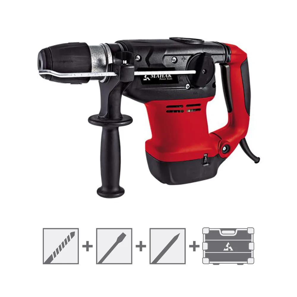 ​دریل بتن کن چرخشى 32 میلیمتر دور متغیر 950 وات محک مدل HDM-324h — تصویر ۱۱