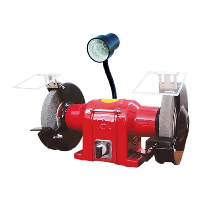 ماشین سنگ سنباده 200 میلیمتر چراغ دار سه فاز محک مدل GD 200-3 HL — تصویر ۲