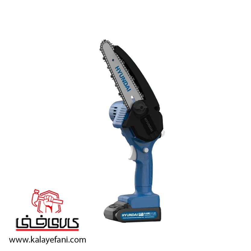 مینی اره زنجیری شارژی هیوندای 15 سانتی‌متری مدل H-6062 — تصویر ۳