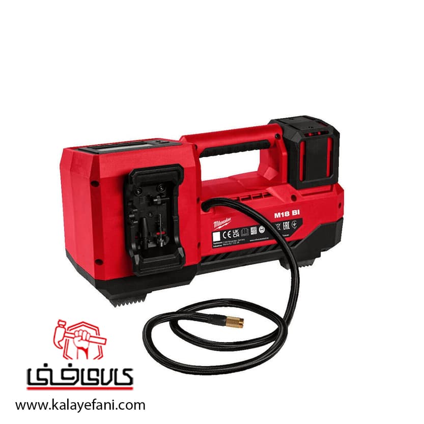 پمپ باد شارژی میلواکی 18 ولت مدل M18BI-0 — تصویر ۴