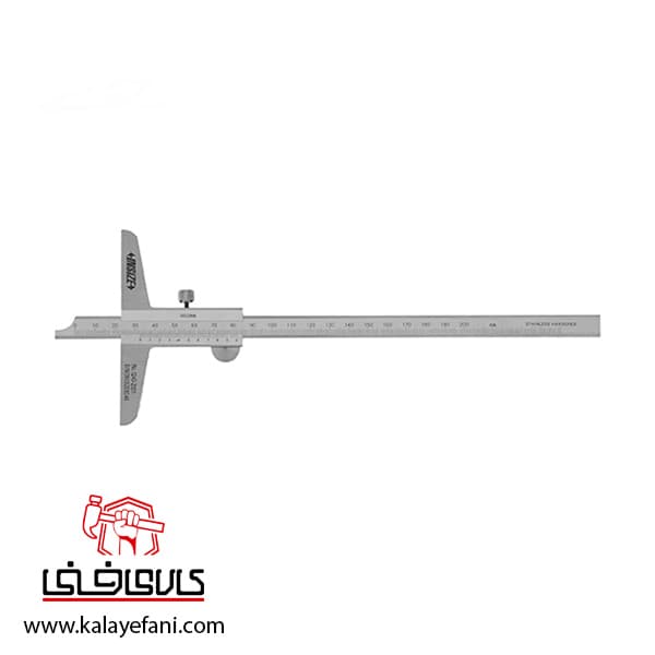 کولیس عمق سنج اینسایز 20 سانتی متر (با گارانتی شرکتی) مدل 200-1240 — تصویر ۷